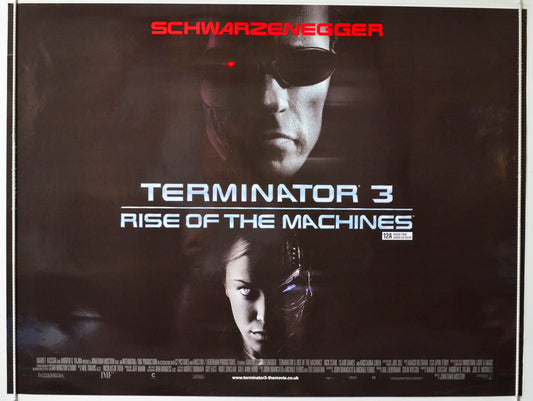 Terminator 3 : Rise Of the Machines Original British Quad Poster - Movie Poster