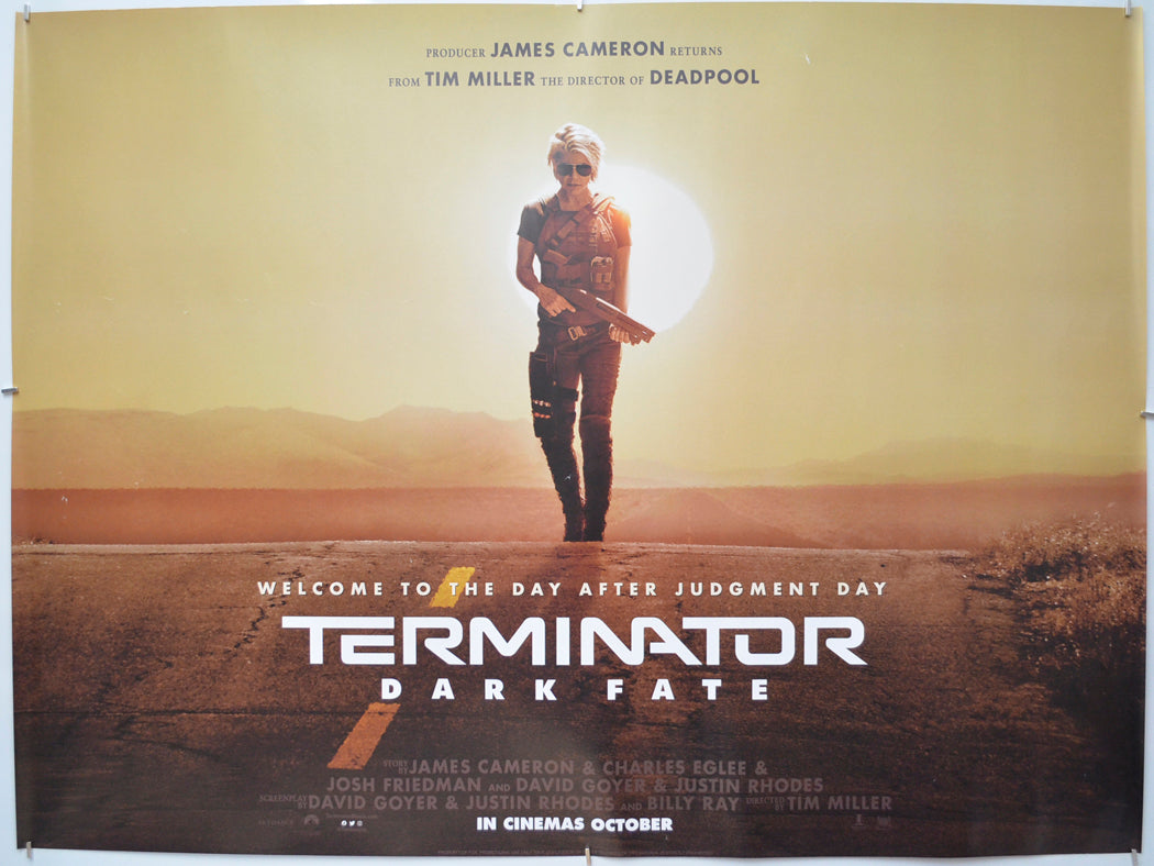 Terminator: Dark Fate (Teaser / Advance Version) Original Quad Poster - Film Poster - Movie Poster