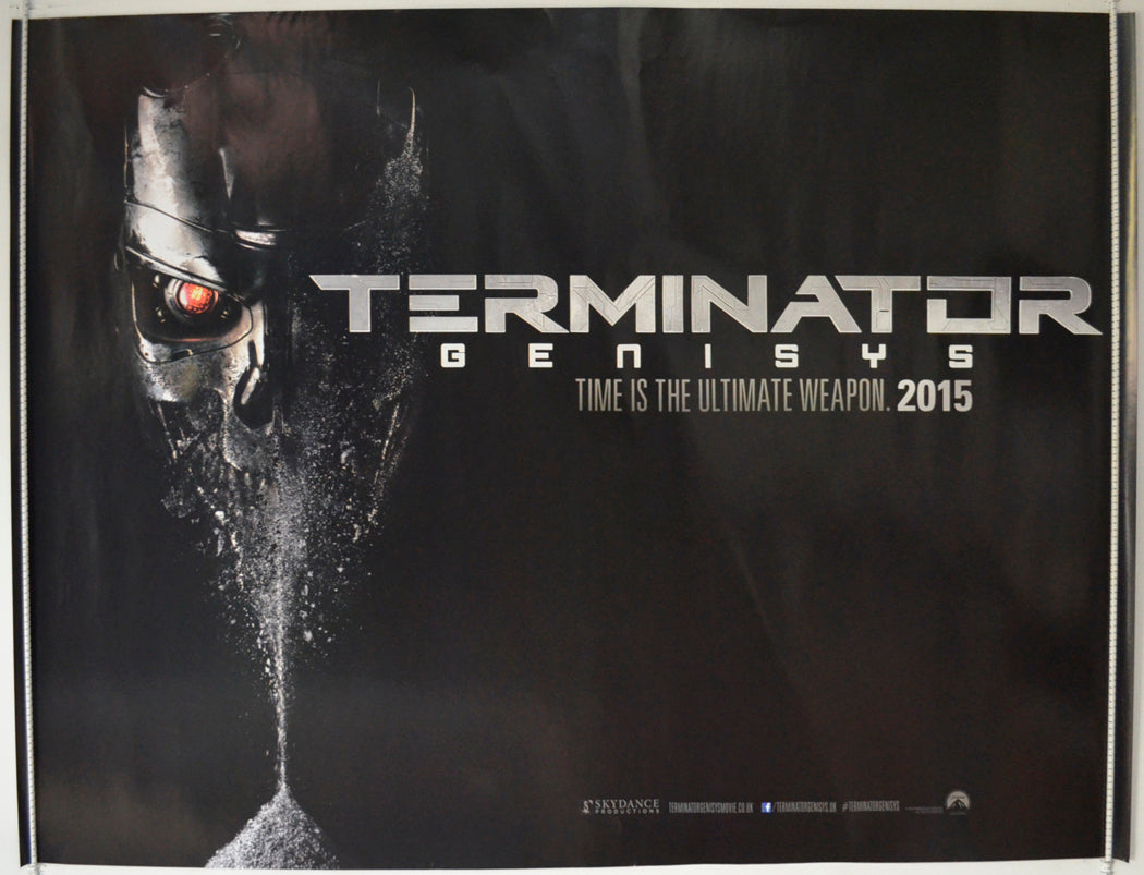 Terminator Genisys  (Teaser / Advance Version)  Original Quad Poster - Film Poster - Movie Poster 