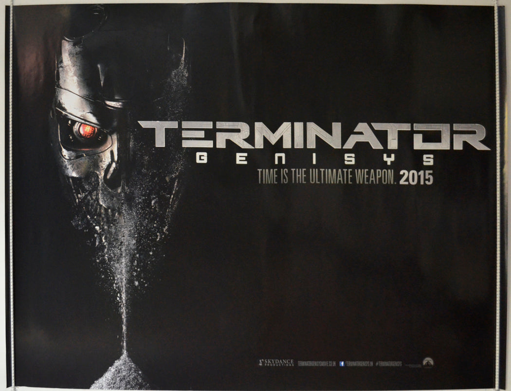 Terminator Genisys  (Teaser / Advance Version)  Original Quad Poster - Film Poster - Movie Poster 