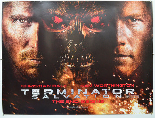 Terminator Salvation  Original Quad Poster - Film Poster - Movie Poster