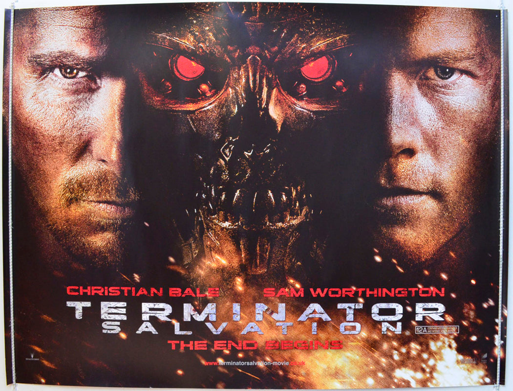 Terminator Salvation Original British Quad Poster - Film Poster - Movie Poster 