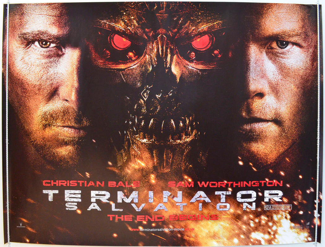 Terminator Salvation Original British Quad Poster - Film Poster - Movie Poster 