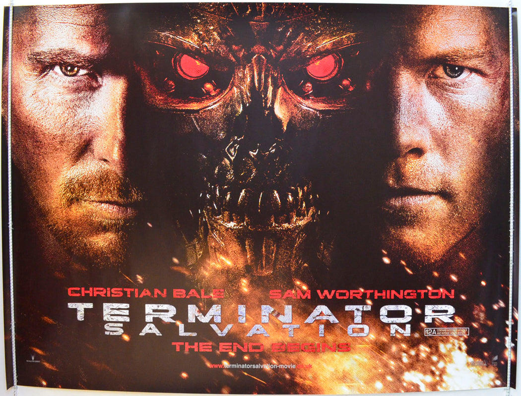 Terminator Salvation Original British Quad Poster - Film Poster - Movie Poster 