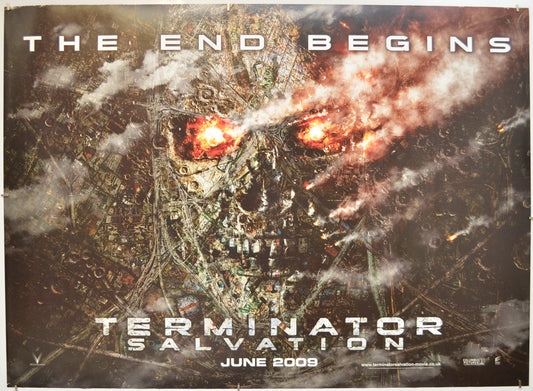 Terminator Salvation  (Teaser / Advance Version 2) Original Quad Poster - Film Poster - Movie Poster