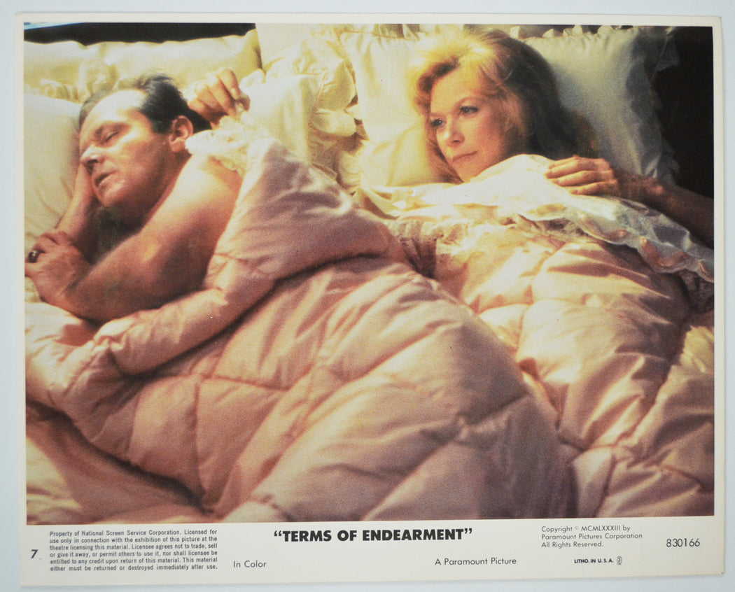 TERMS OF ENDEARMENT (Card 7) Cinema Colour FOH Stills / Lobby Cards 