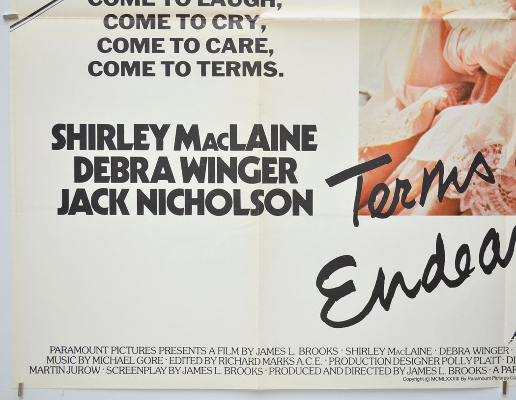 TERMS OF ENDEARMENT (Bottom Left) Cinema Quad Movie Poster 