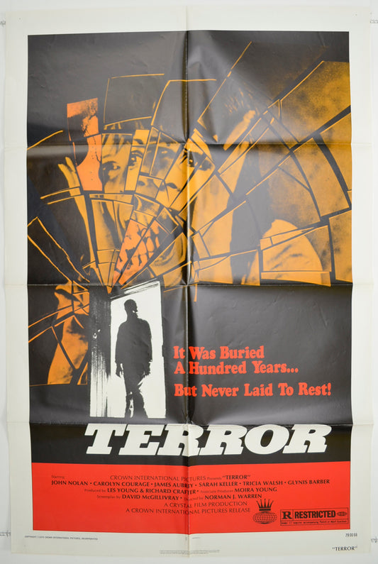 Terror  Original One Sheet Poster - Film Poster - Movie Poster 