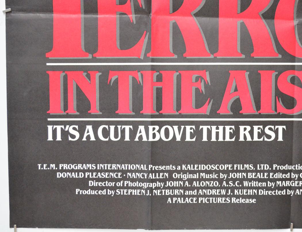 TERROR IN THE AISLES (Bottom Left) Cinema Quad Movie Poster 