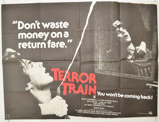 Terror Train   Original Quad Poster - Film Poster - Movie Poster 