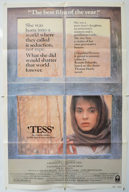 Tess Original One Sheet Poster - Film Poster - Movie Poster