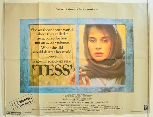 Tess Original British Quad Poster - Film Poster - Movie Poster 