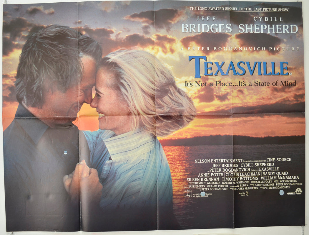 Texasville   Original Quad Poster - Film Poster - Movie Poster 