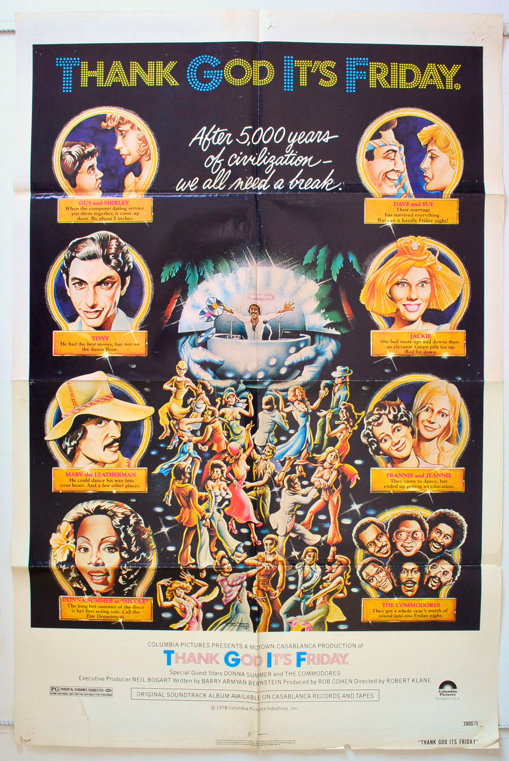 Thank God It's Friday Original One Sheet Poster - Movie Poster