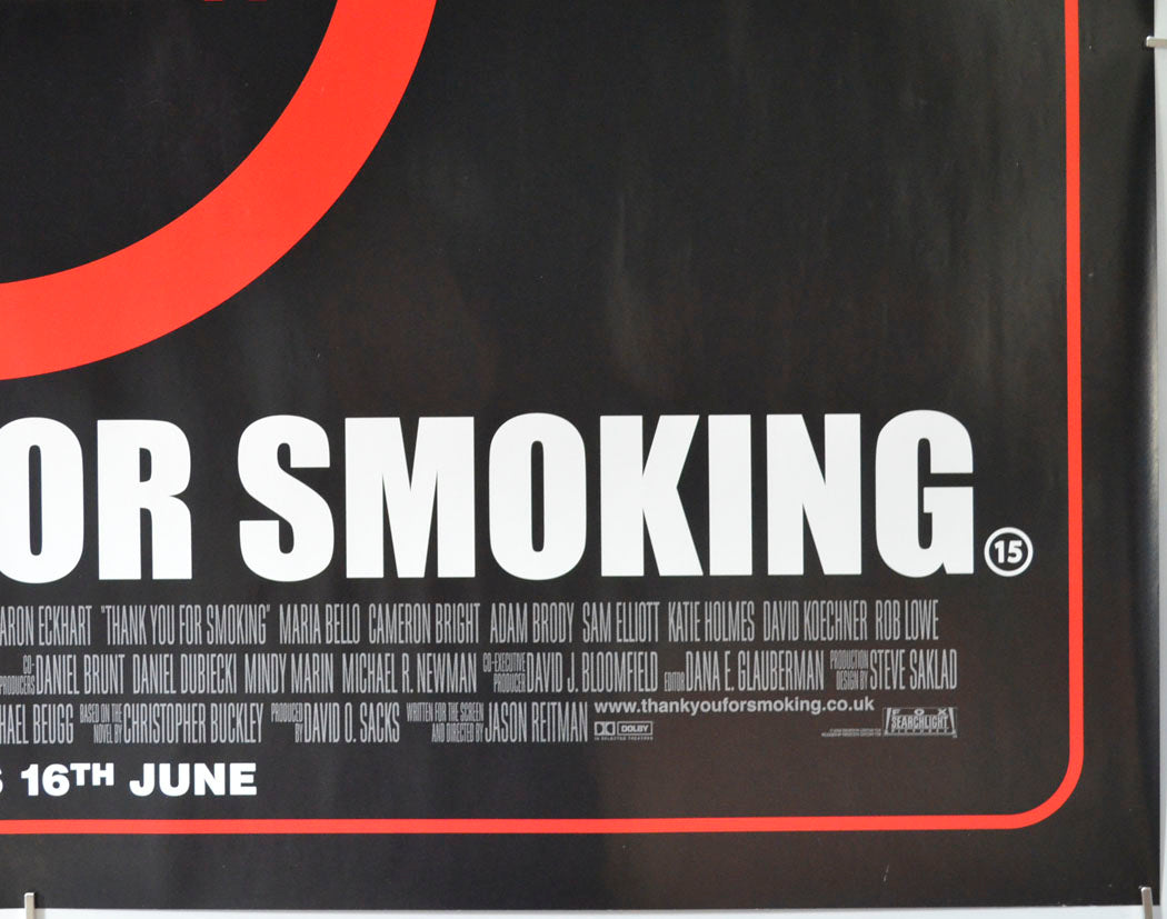 THANK YOU FOR SMOKING (Bottom Right) Cinema Quad Movie Poster 