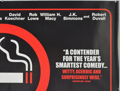 THANK YOU FOR SMOKING (Top Right) Cinema Quad Movie Poster 