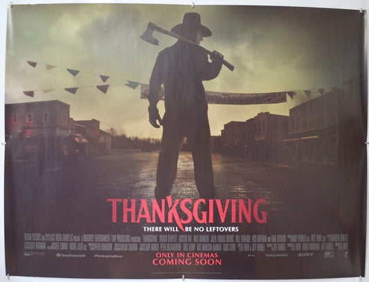 Thanksgiving Original Quad Poster - Film Poster - Movie Poster 