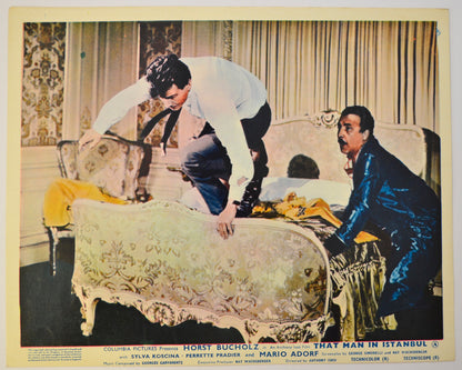 THAT MAN IN ISTANBUL (Card 3) Cinema Colour FOH Stills / Lobby Cards 