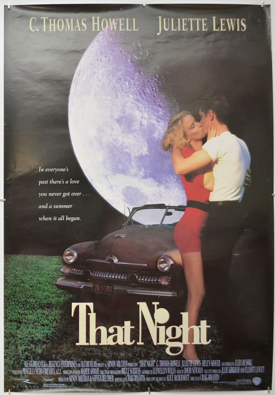 That Night  Original One Sheet Poster - Film Poster - Movie Poster