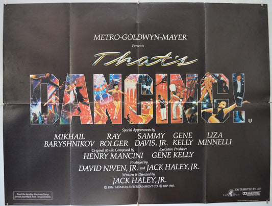 That’s Dancing - Original Quad Poster - Film Poster - Movie Poster