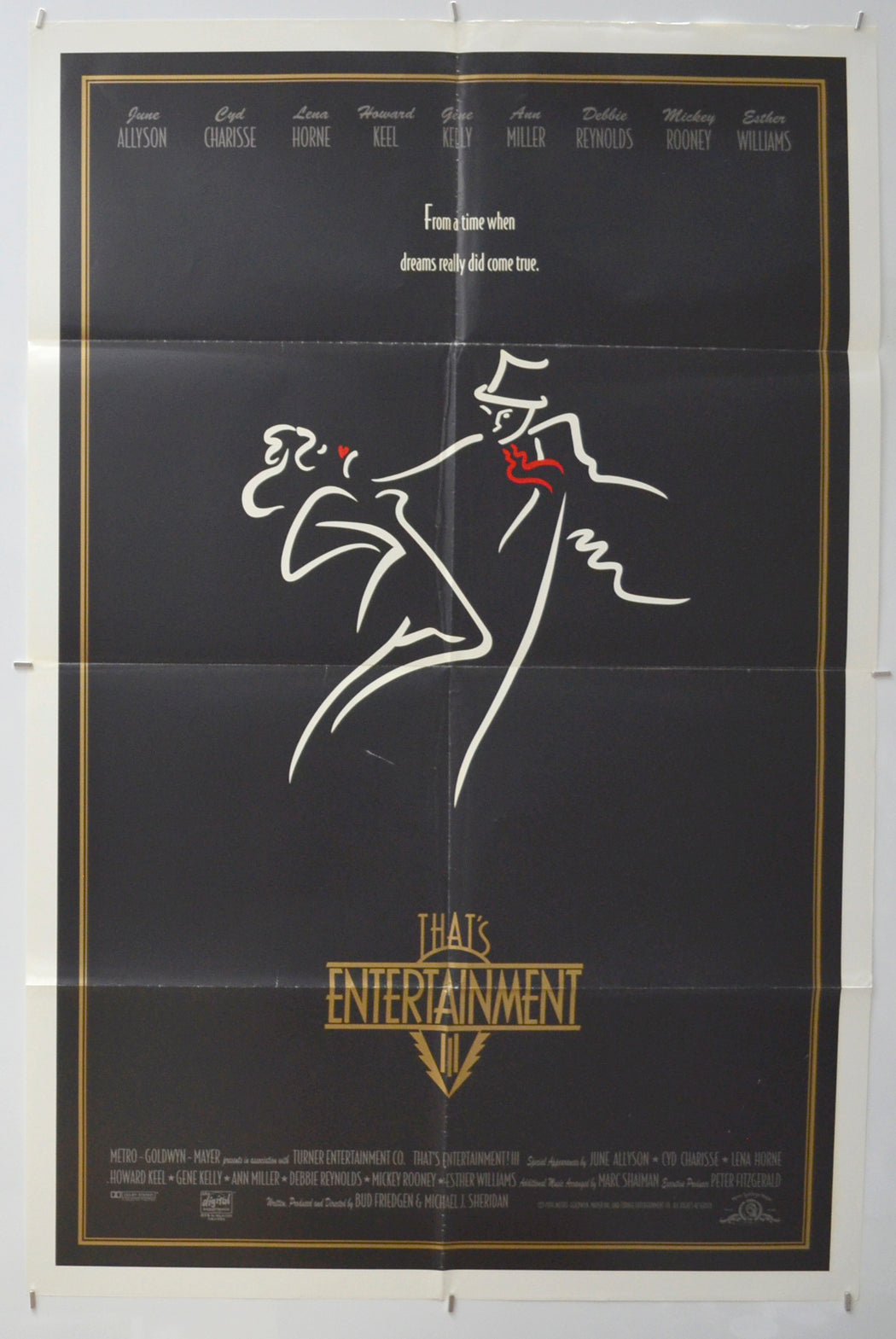 That’s Entertainment III  Original One Sheet Poster - Film Poster - Movie Poster