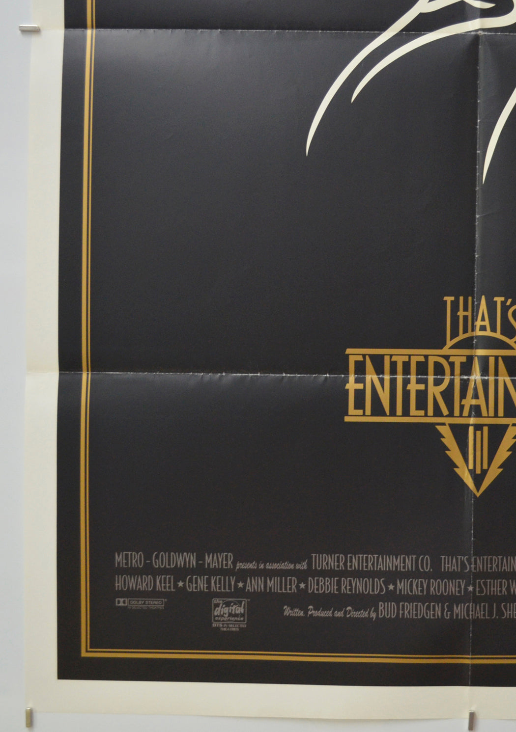 THAT’S ENTERTAINMENT III (Bottom Left) Cinema One Sheet Movie Poster 