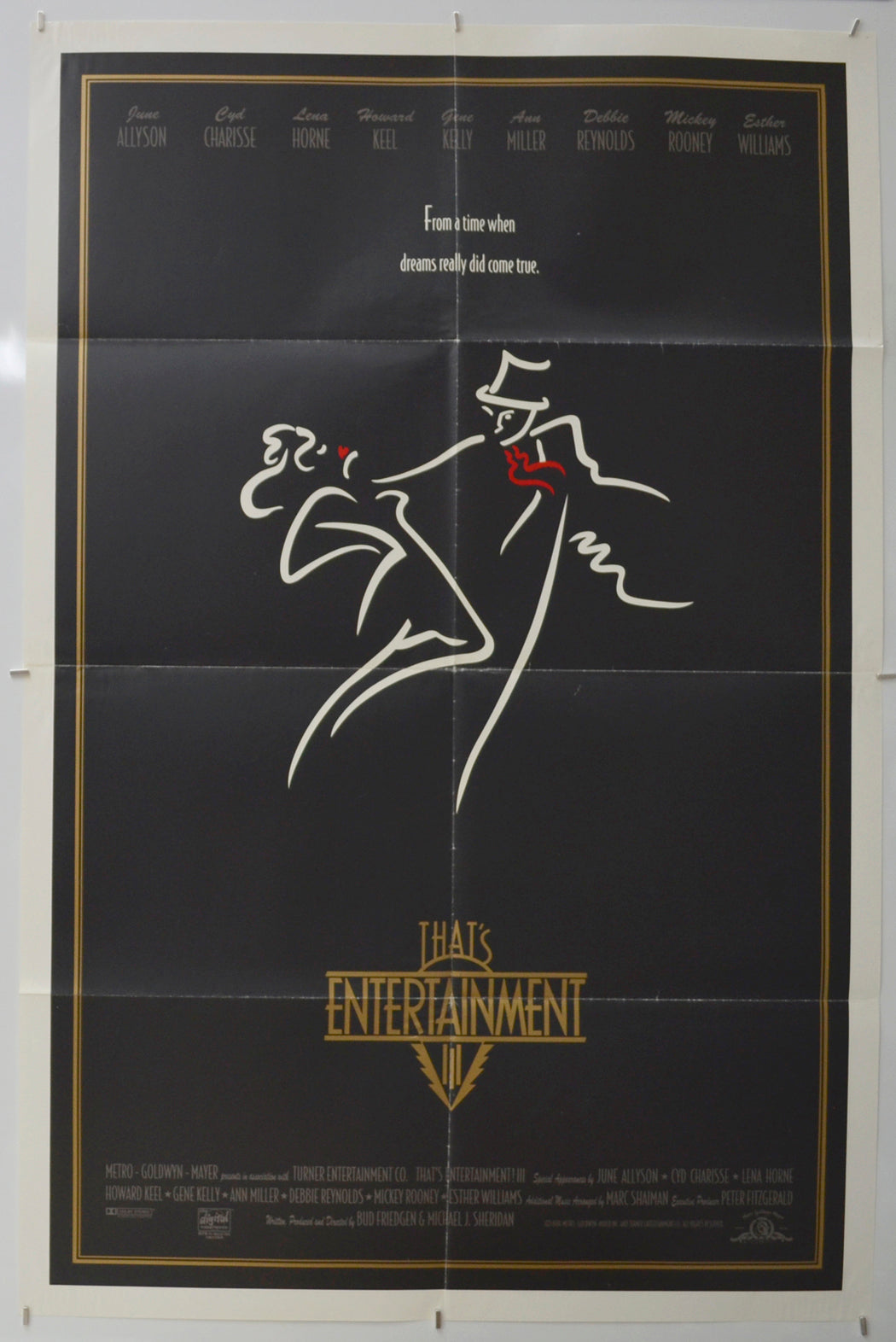 That’s Entertainment III  Original One Sheet Poster - Film Poster - Movie Poster