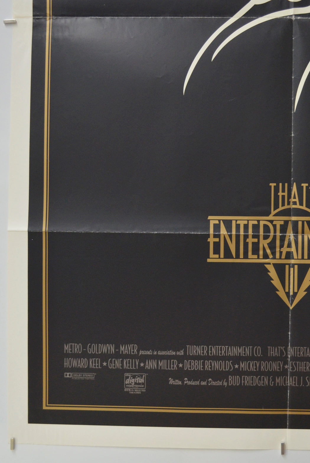 THAT’S ENTERTAINMENT III (Bottom Left) Cinema One Sheet Movie Poster 