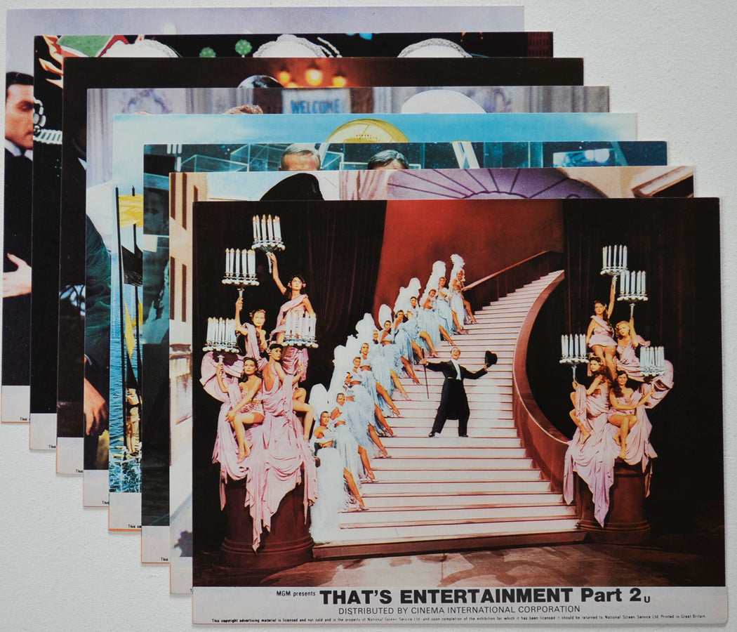 THAT’S ENTERTAINMENT PART II (Full View) Cinema Set of Colour FOH Stills / Lobby Cards  