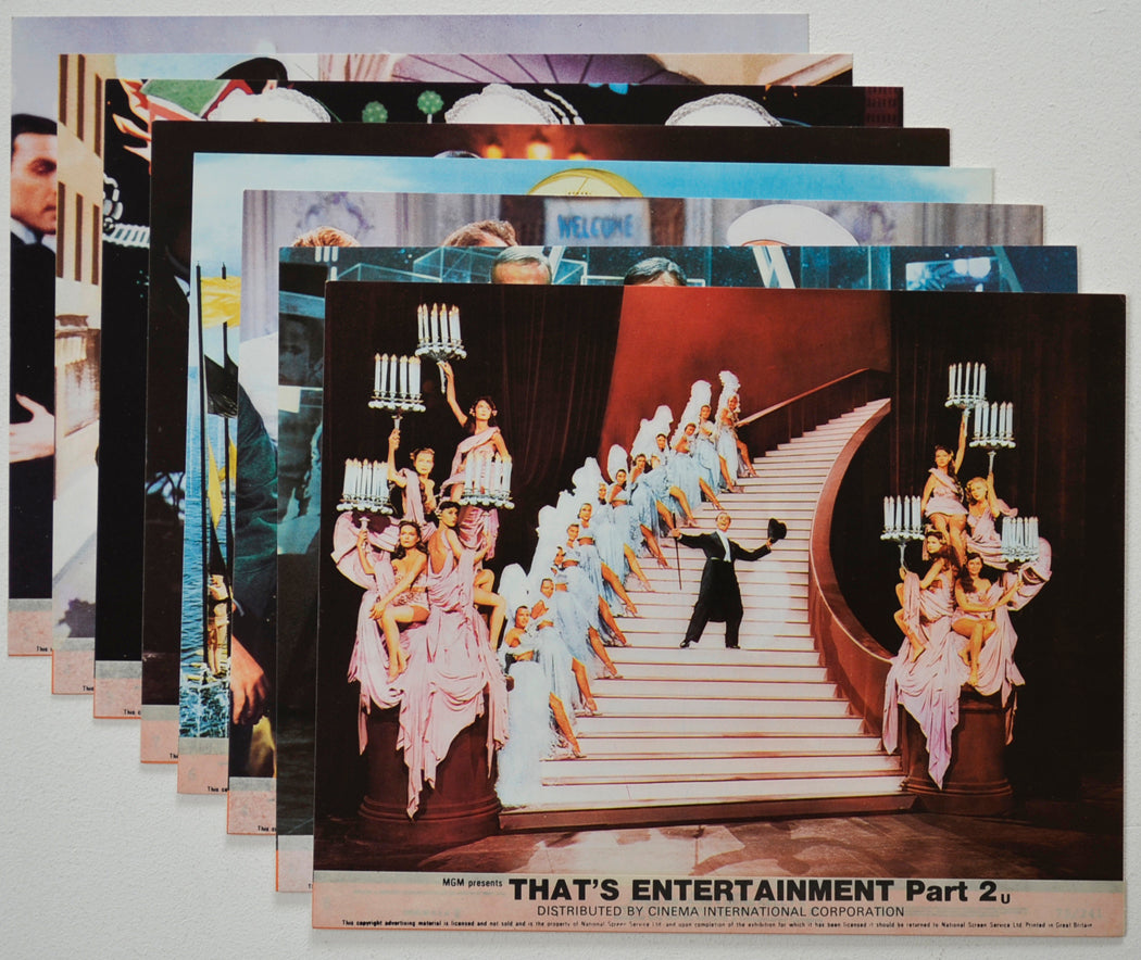 THAT’S ENTERTAINMENT PART II (Full View) Cinema Set of Colour FOH Stills / Lobby Cards  