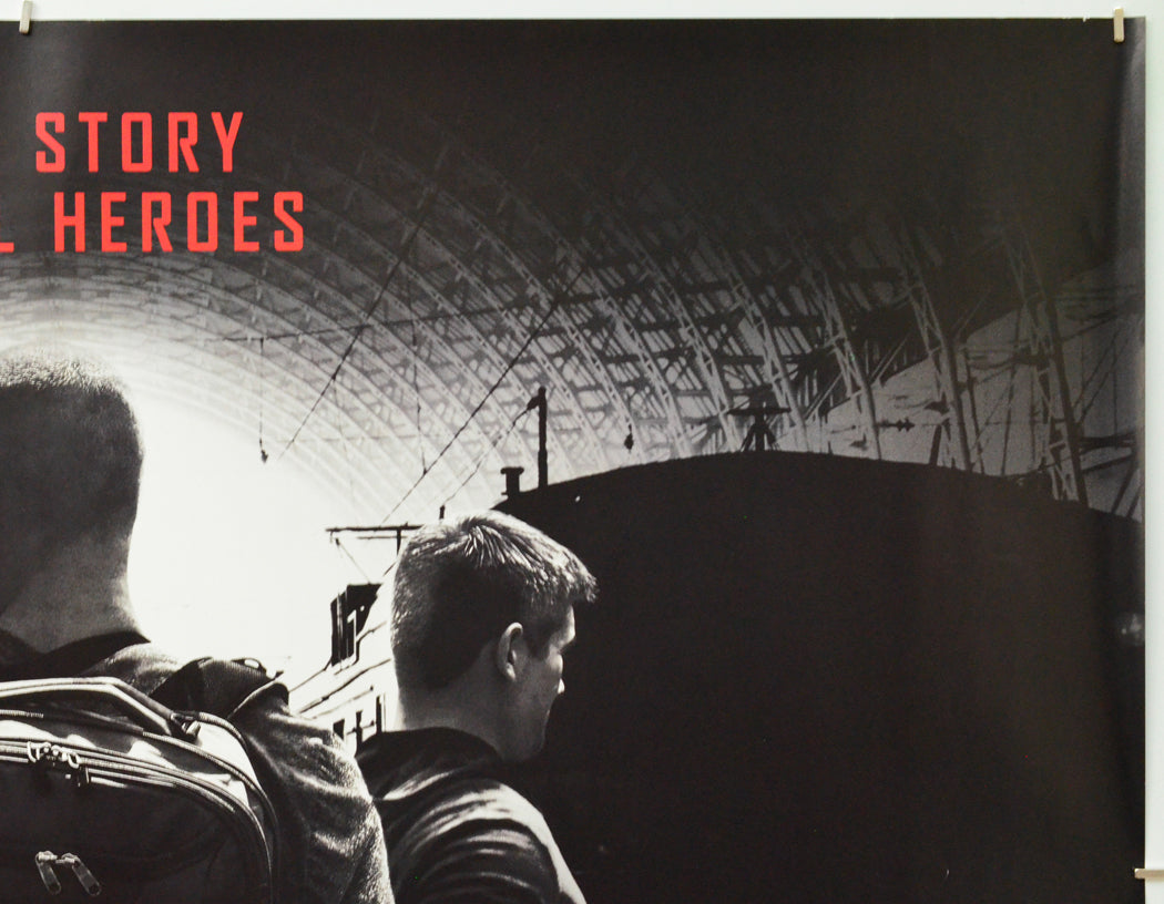 The 15:17 To Paris (Top Right) Cinema Quad Movie Poster 