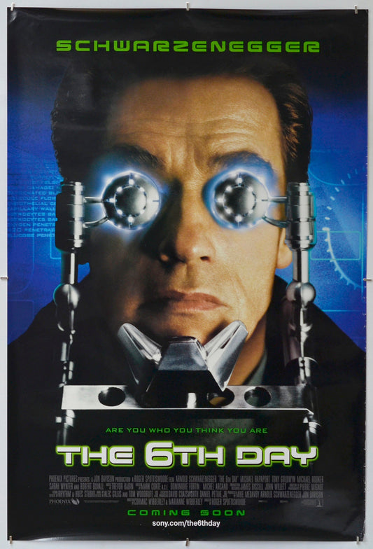 The 6th Day - Original One Sheet Poster - Film Poster - Movie Poster 