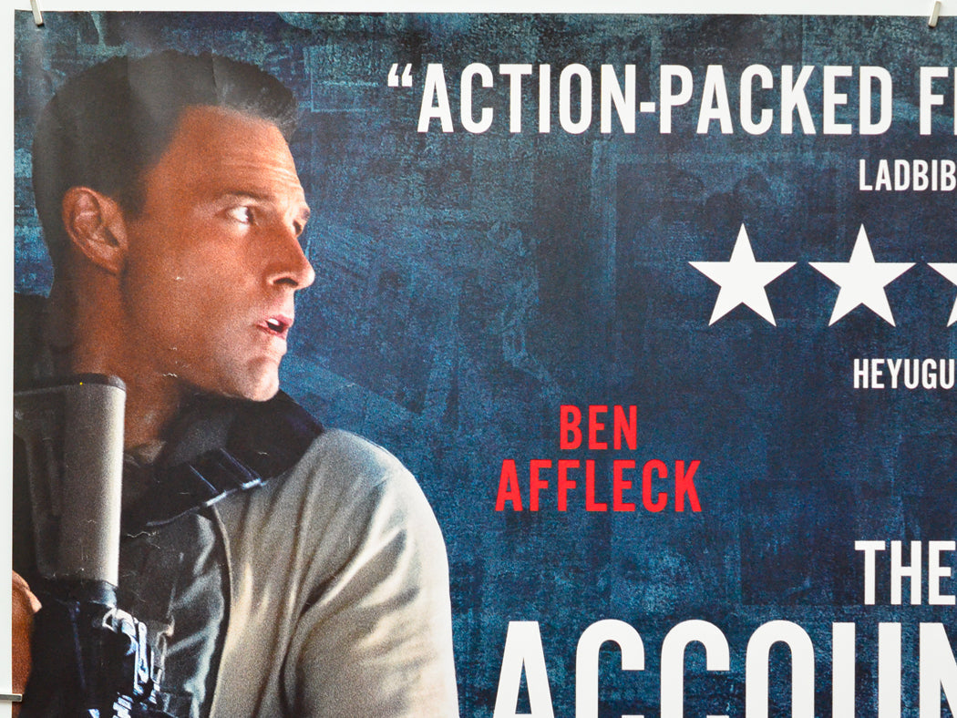 The Accountant 2 (Top Left) Cinema Quad Movie Poster 