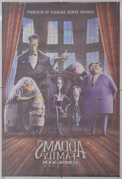 The Addams Family (Back) Cinema One Sheet Movie Poster 