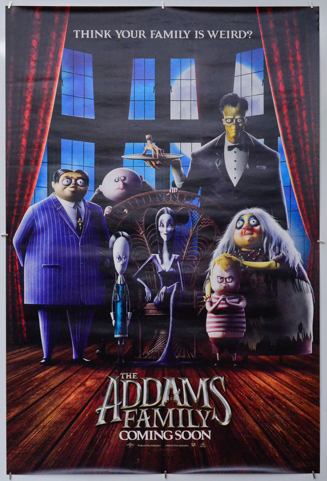 The Addams Family - Original One Sheet Poster - Film Poster - Movie Poster 