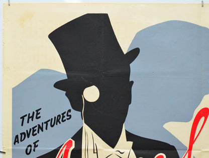 The Adventures of Arsene Lupin (Top Left) Cinema Quad Movie Poster 