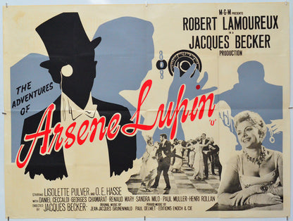 The Adventures of Arsene Lupin - Original Quad Poster - Film Poster - Movie Poster