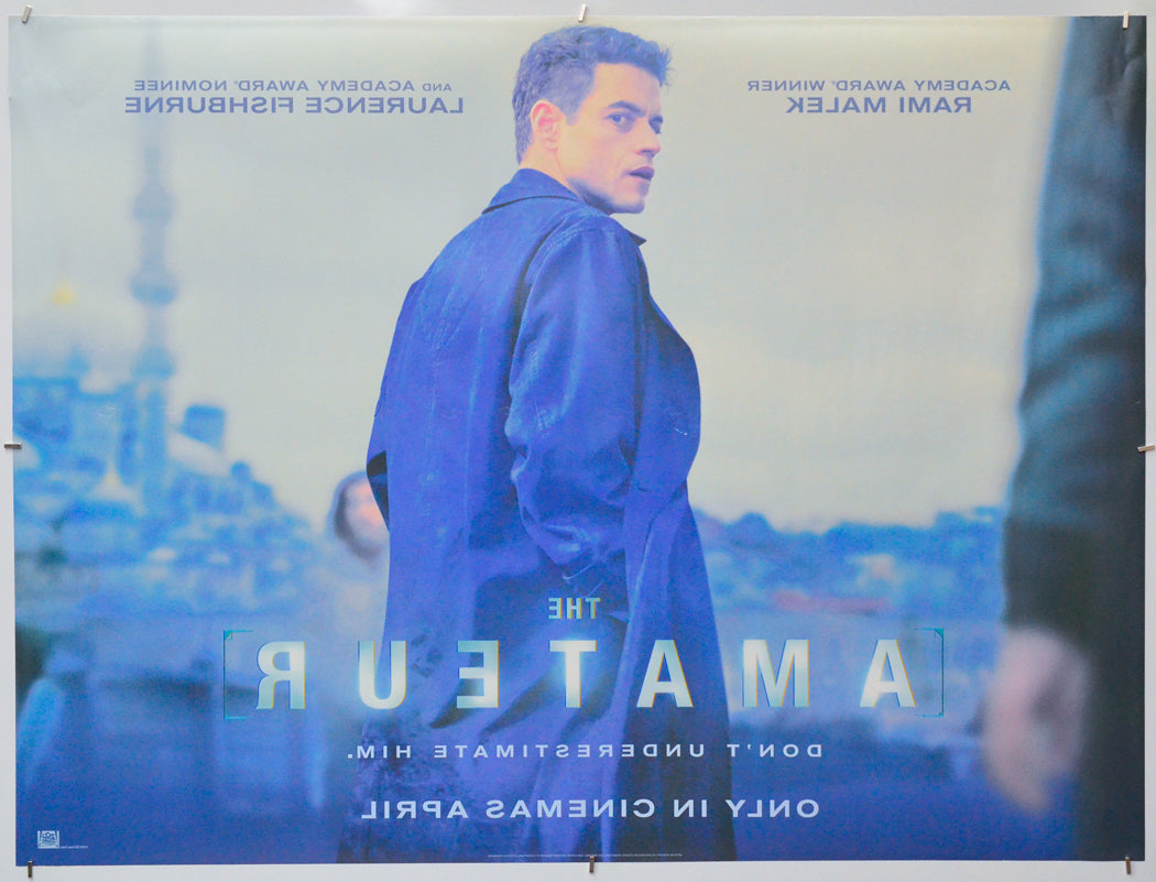 The Amateur (Back) Cinema Quad Movie Poster 