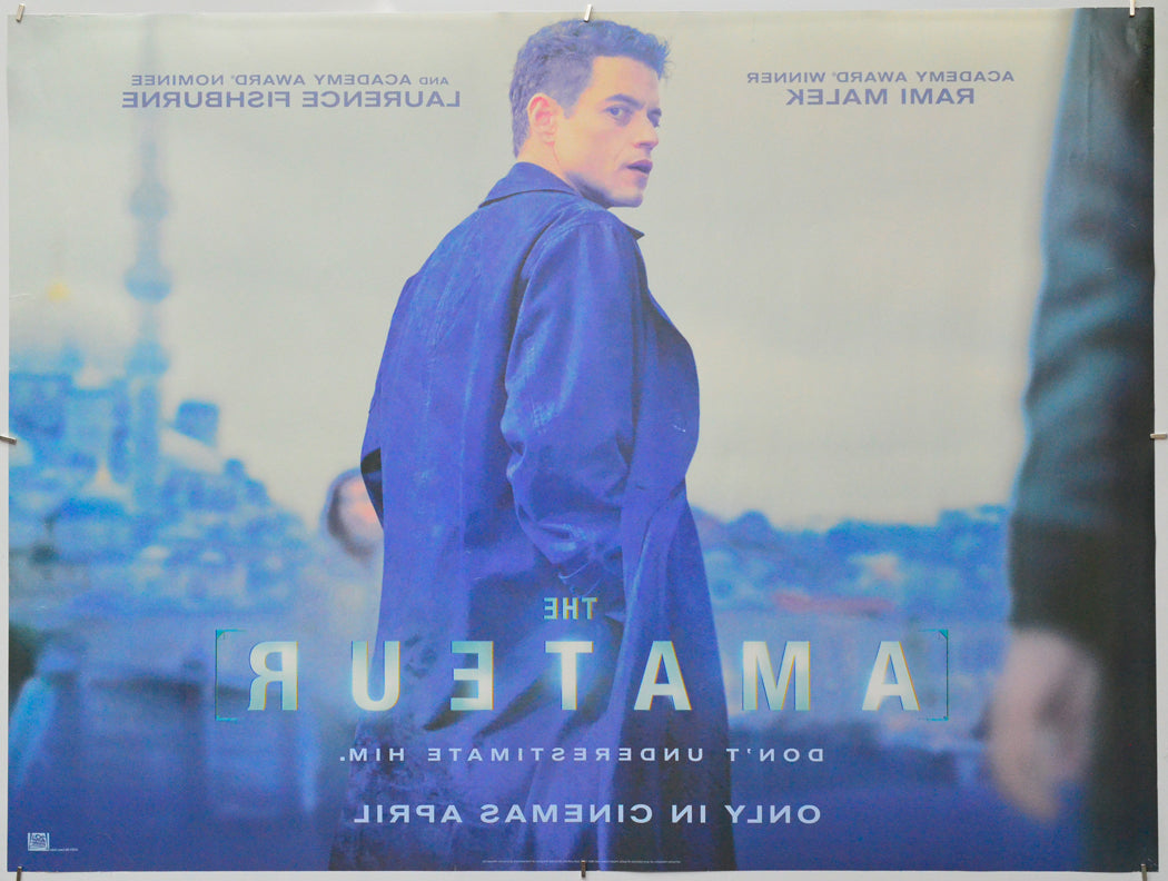 The Amateur (Back) Cinema Quad Movie Poster 