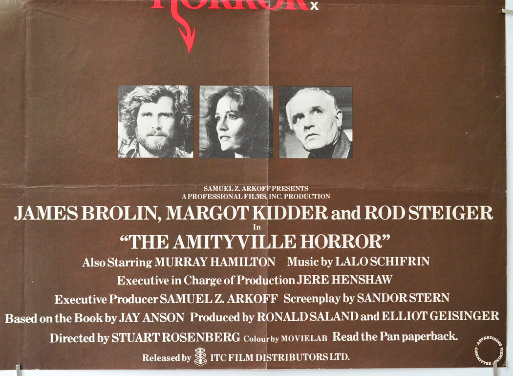 The Amityville Horror (Bottom Right) Cinema Quad Movie Poster 
