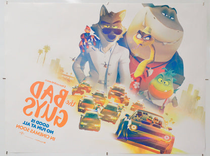 The Bad Guys (Back) Cinema Quad Movie Poster 