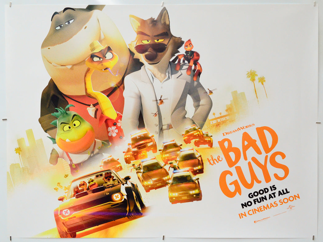 The Bad Guys - Original Quad Poster - Film Poster - Movie Poster
