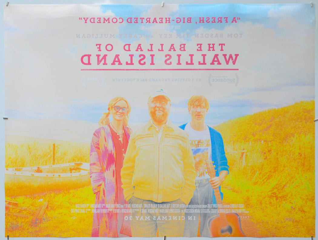 The Ballad of Wallis Island (Back) Cinema Quad Movie Poster 