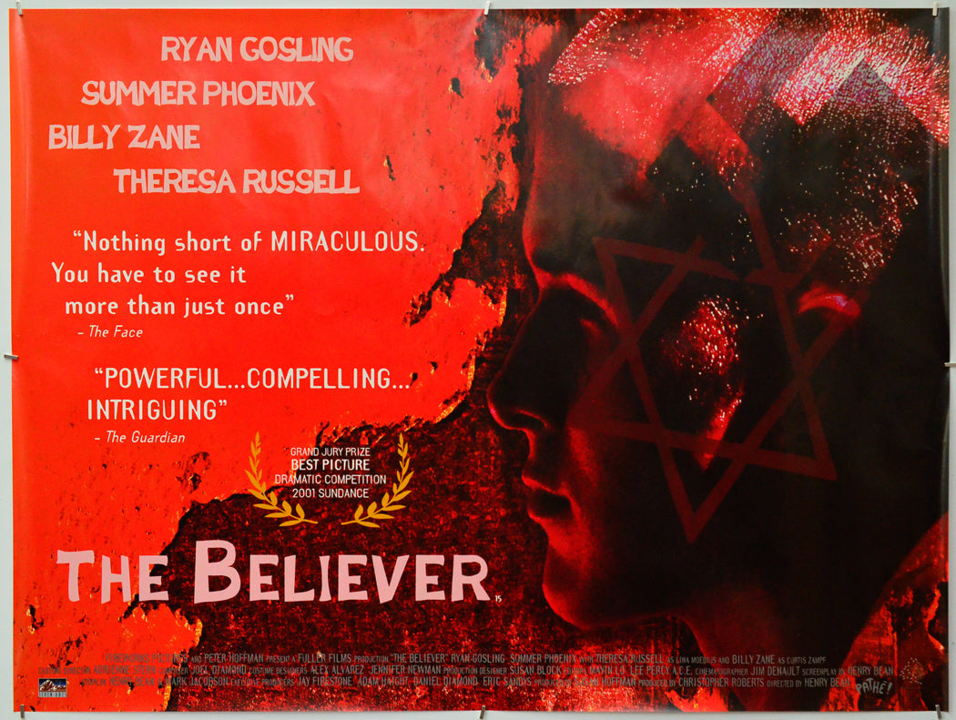 The Believer - Original Quad Poster - Film Poster - Movie Poster