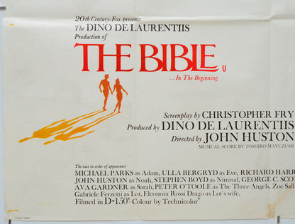 The Bible (Bottom Left) Cinema Quad Movie Poster 