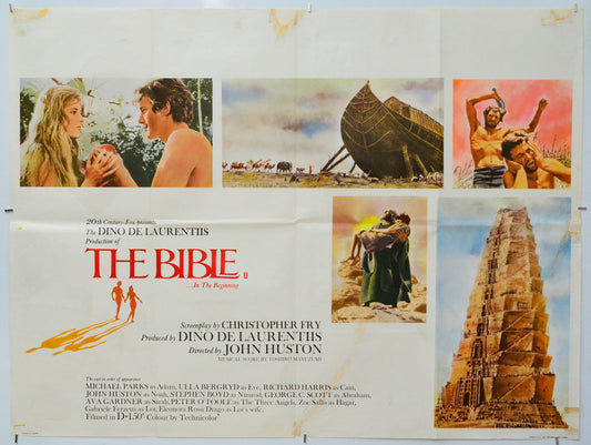 The Bible - Original Quad Poster - Film Poster - Movie Poster