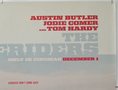 The Bikeriders (Top Right) Cinema Quad Movie Poster 