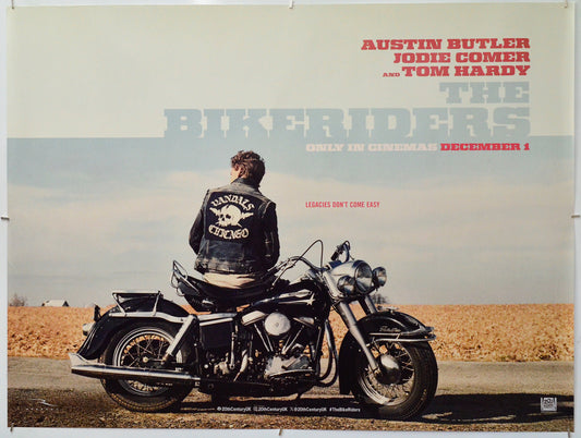 The Bikeriders - Original Quad Poster - Film Poster - Movie Poster
