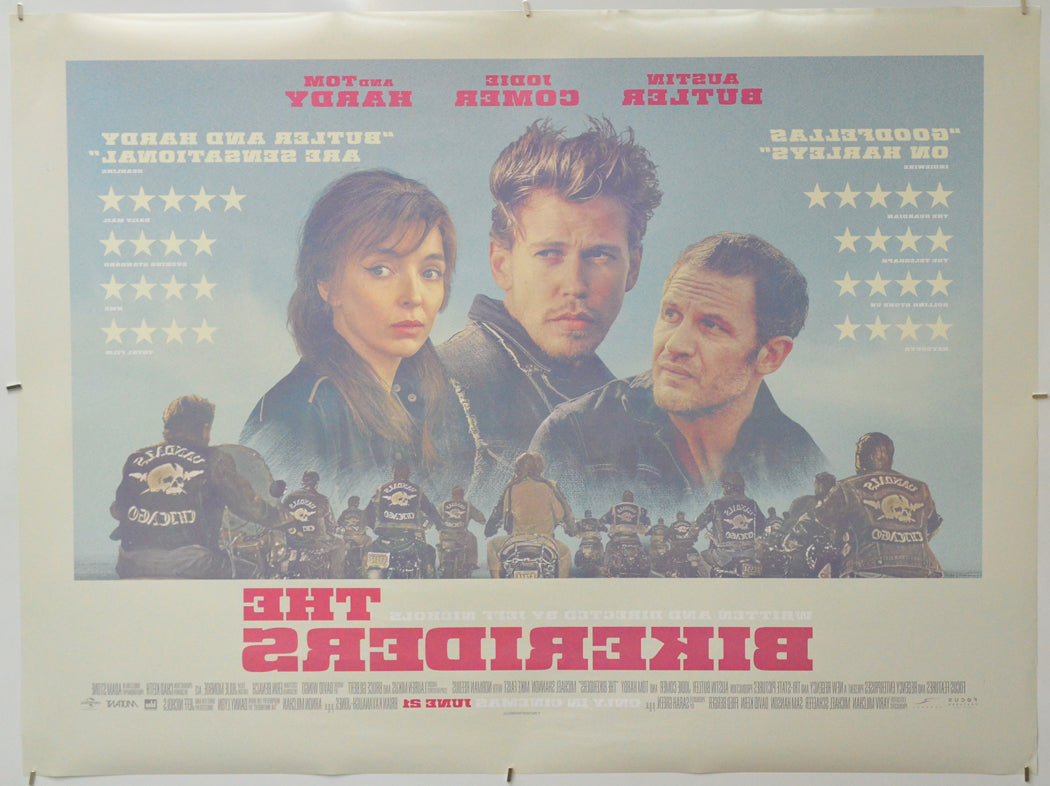 The Bikeriders (Back) Cinema Quad Movie Poster 
