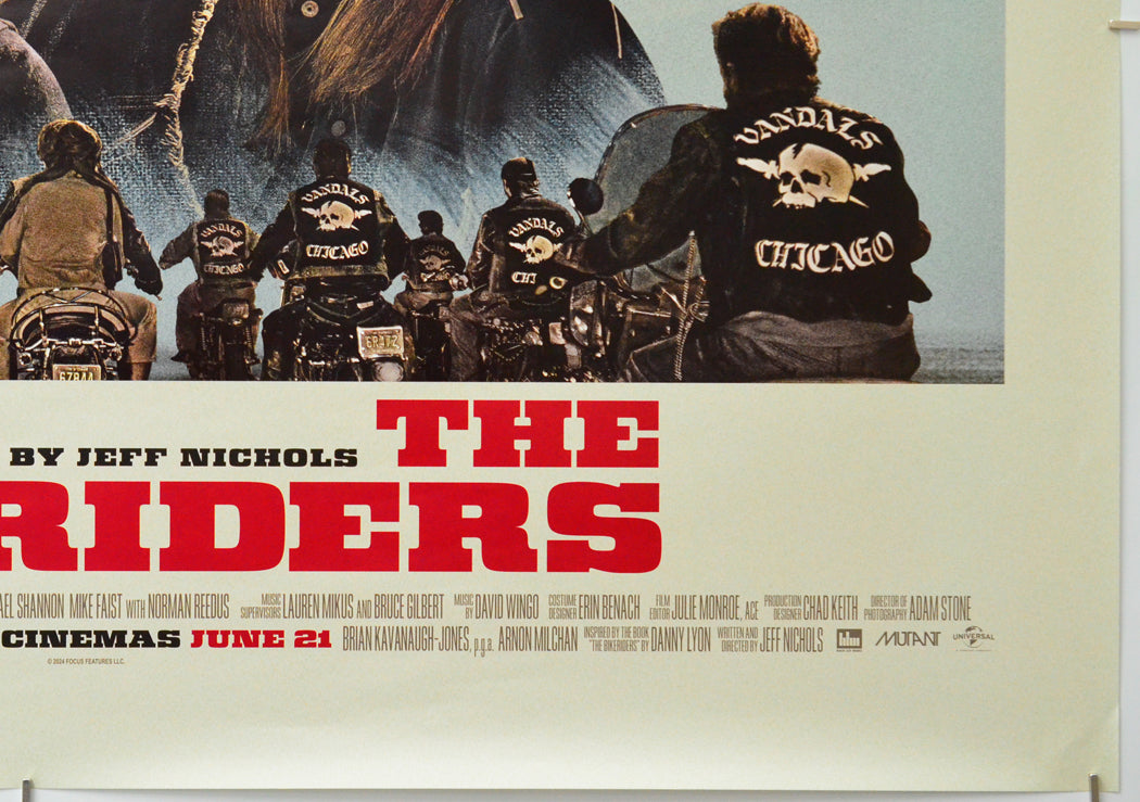 The Bikeriders (Bottom Right) Cinema Quad Movie Poster 